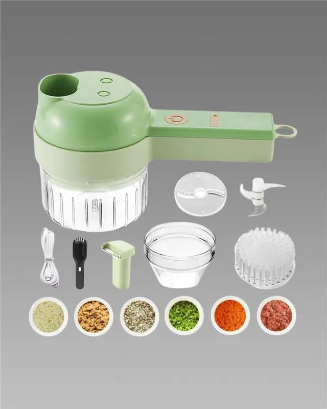 SliceSmart™ 4 in 1 Portable Electric Vegetable Cutter