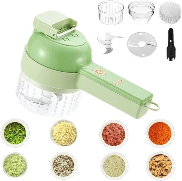 SliceSmart™ 4 in 1 Portable Electric Vegetable Cutter