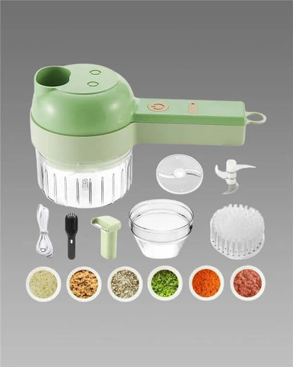 SliceSmart™ 4 in 1 Portable Electric Vegetable Cutter